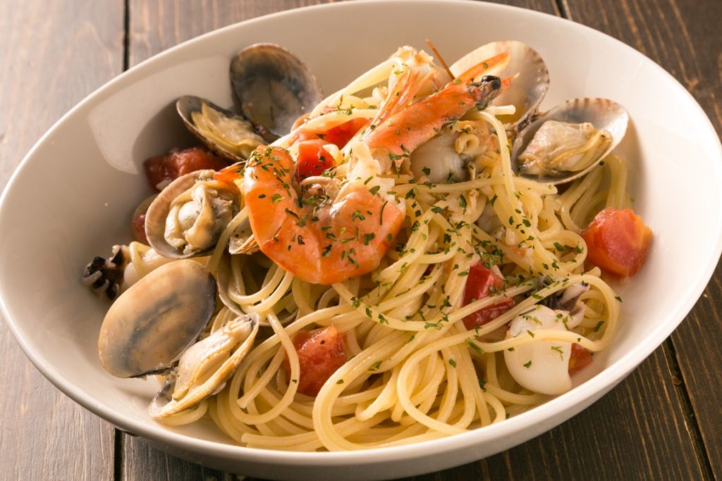 PASTA_魚介のガーリック
